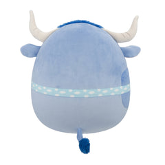 Squishmallows 12" Bermayeh the Blue Bull with Ascot | Jazwares / Squishmallows   Category|  Squad