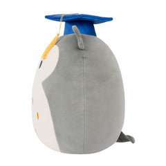 Squishmallows 12" Hoot the Grey Owl with Blue Graduation Cap | Jazwares / Squishmallows   Squad