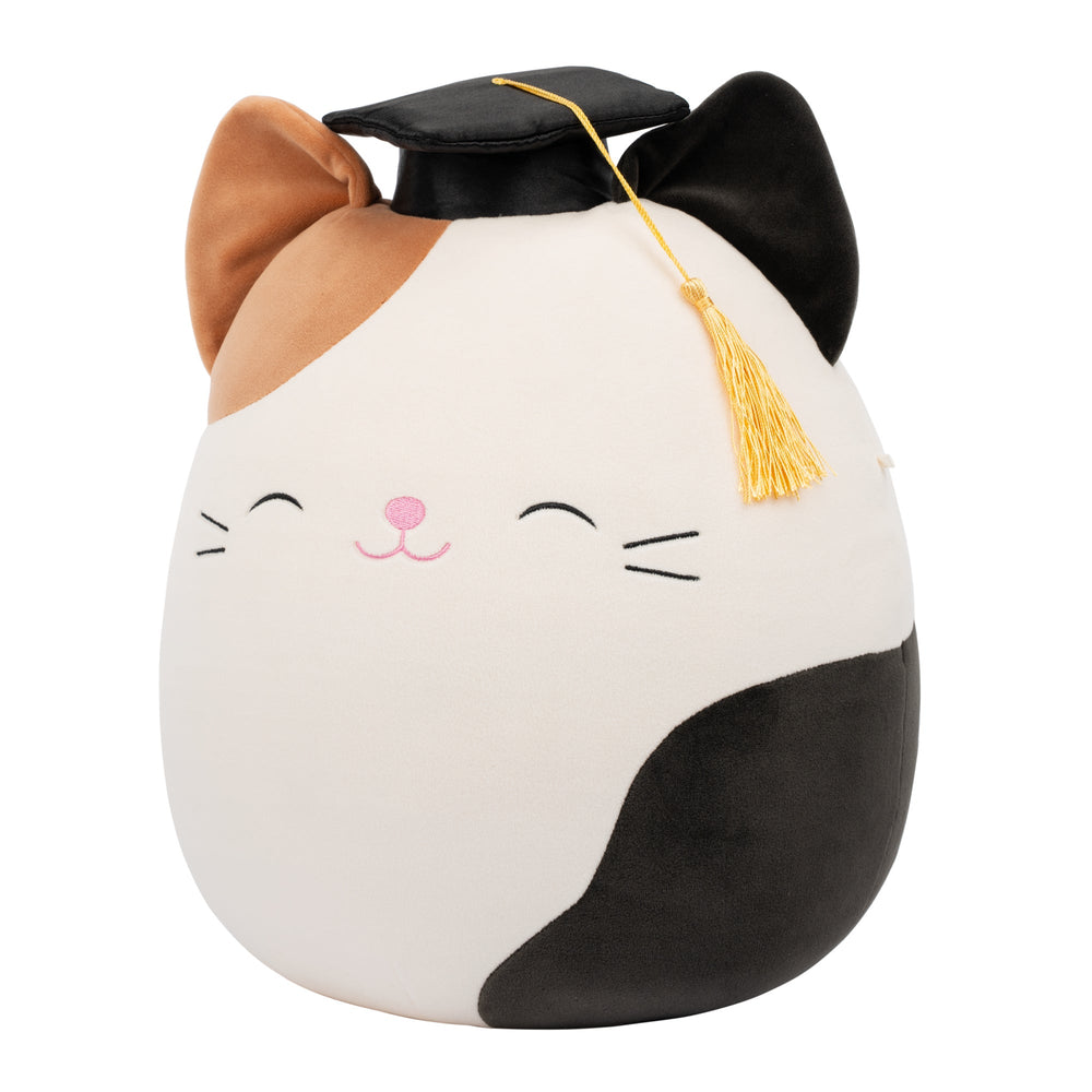 Squishmallows 12" Cam the Calico Cat in Graduation Cap | Jazwares / Squishmallows   Squad