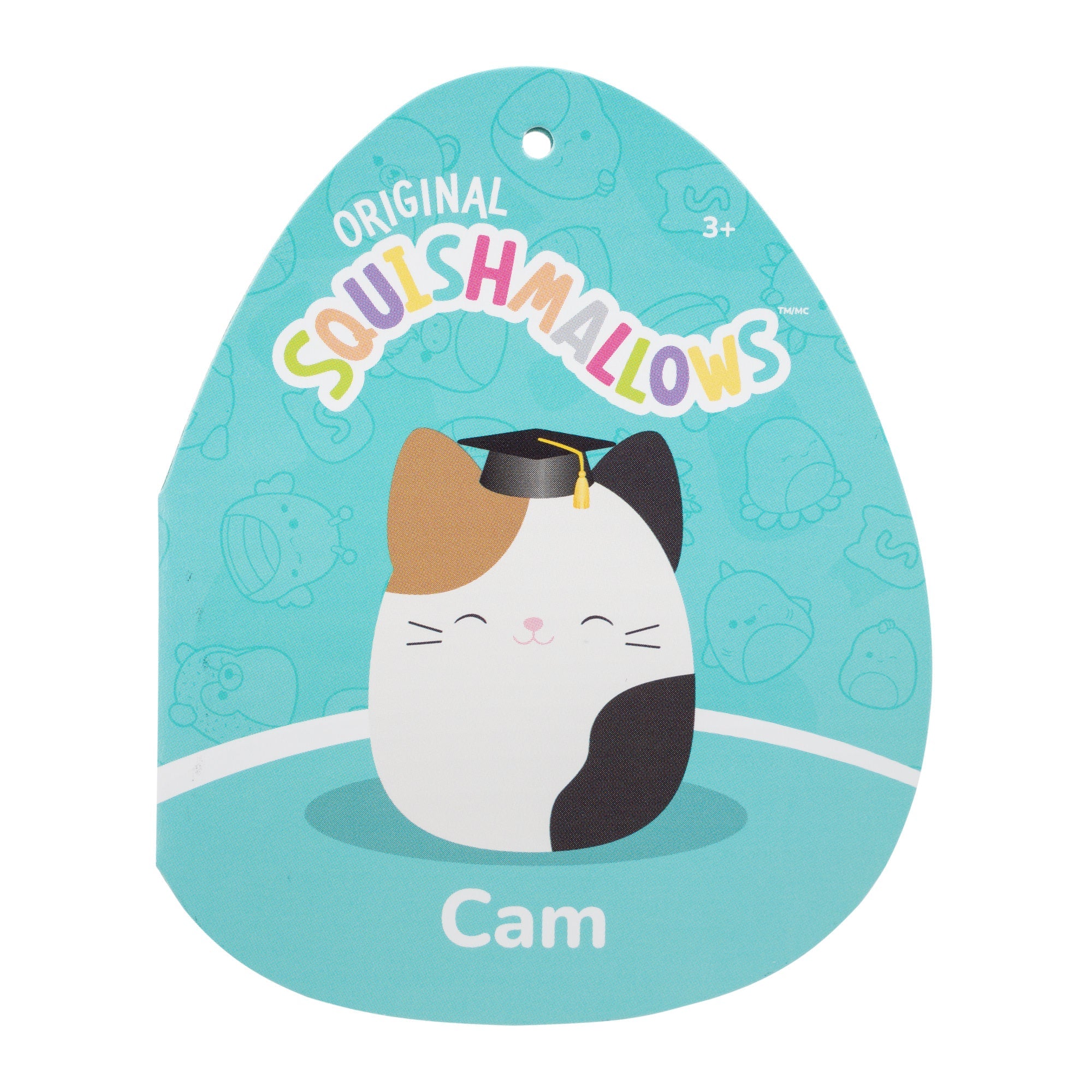 Squishmallows 12" Cam the Calico Cat in Graduation Cap | Jazwares / Squishmallows   Squad