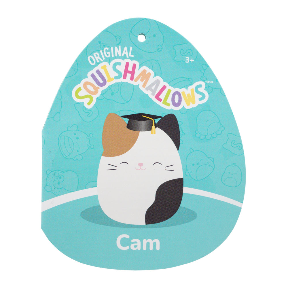 Squishmallows 12" Cam the Calico Cat in Graduation Cap | Jazwares / Squishmallows   Squad