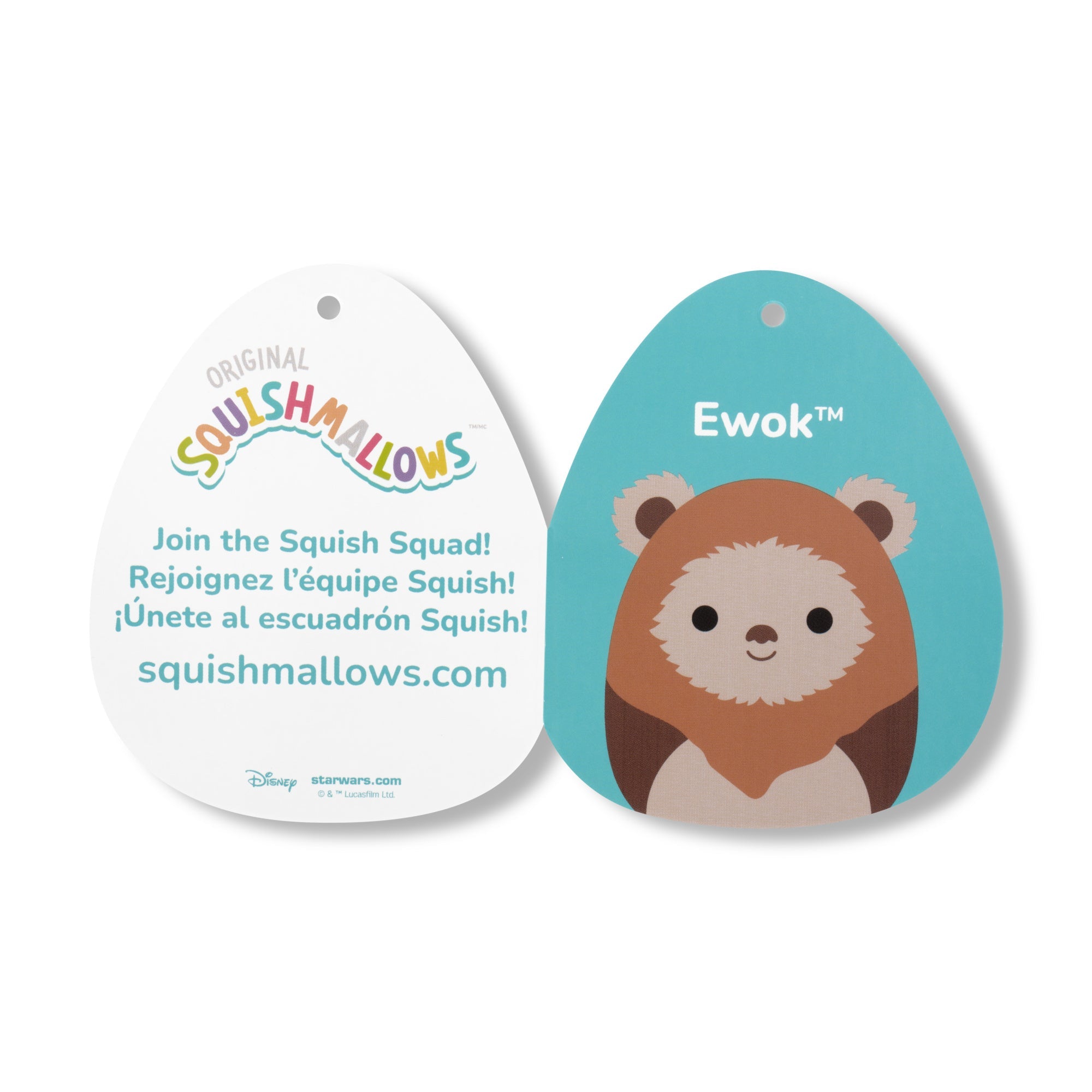 Squishmallows 12" Star Wars Ewok Plush / Squishmallows   Category|  Brand