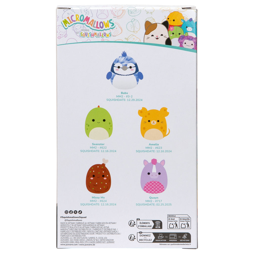Micromallows 5-Pack | Jazwares / Squishmallows   Category|  Brand
