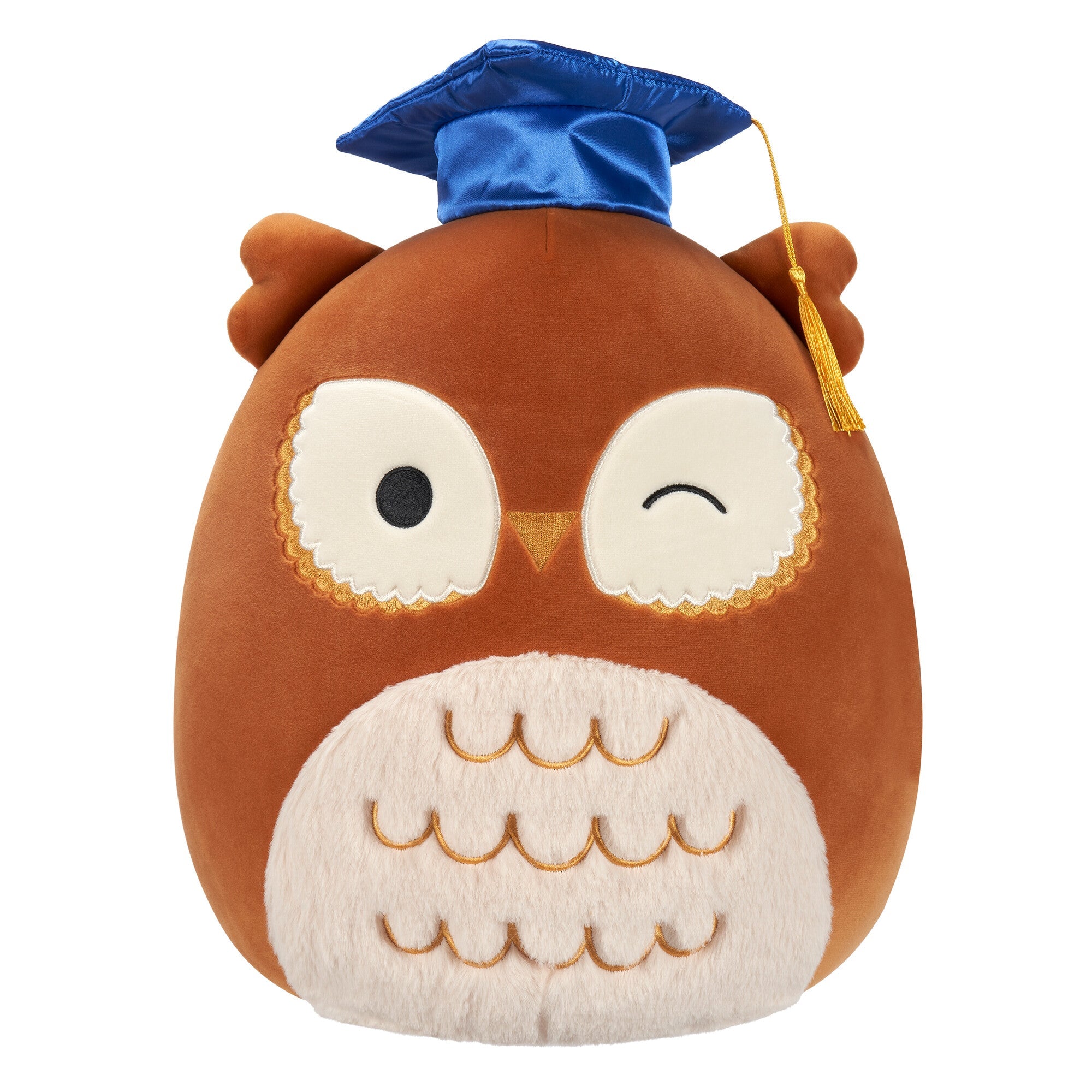 Squishmallows 12" Arella the Brown Owl in Graduation Cap | Jazwares / Squishmallows   Squad