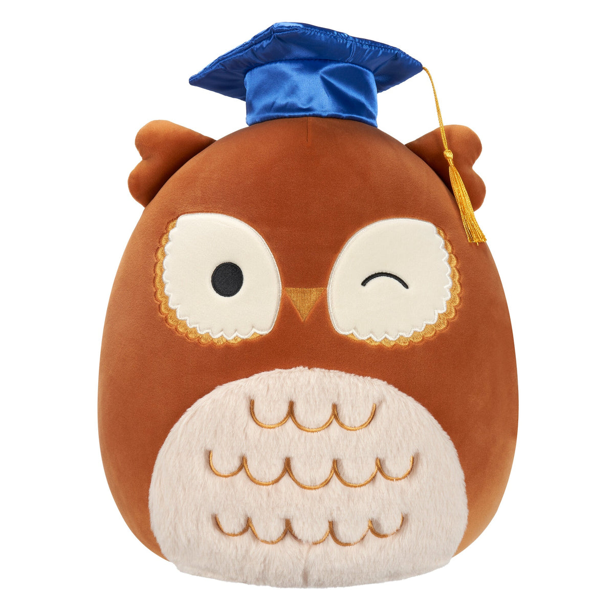 Squishmallows 12" Arella the Brown Owl in Graduation Cap | Jazwares / Squishmallows   Squad