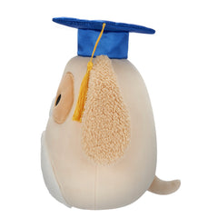 Squishmallows 8" Harris the Brown Spotted Dog in Graduation Cap | Jazwares / Squishmallows   Squad