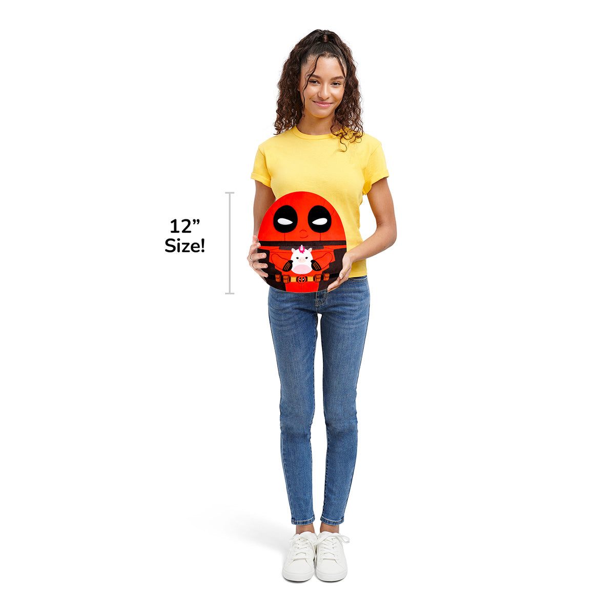 Squishmallows 12" Deadpool Holding Unicorn | Jazwares / Squishmallows   Category