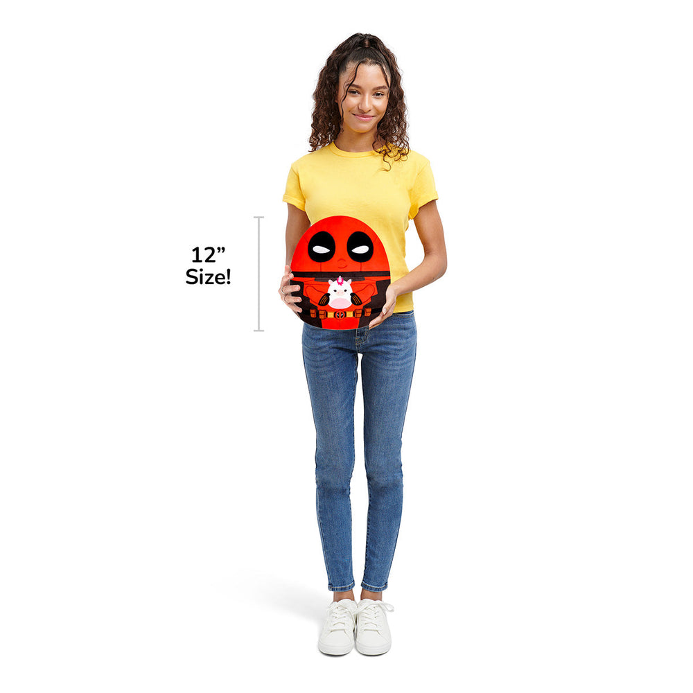 Squishmallows 12" Deadpool Holding Unicorn | Jazwares / Squishmallows   Category
