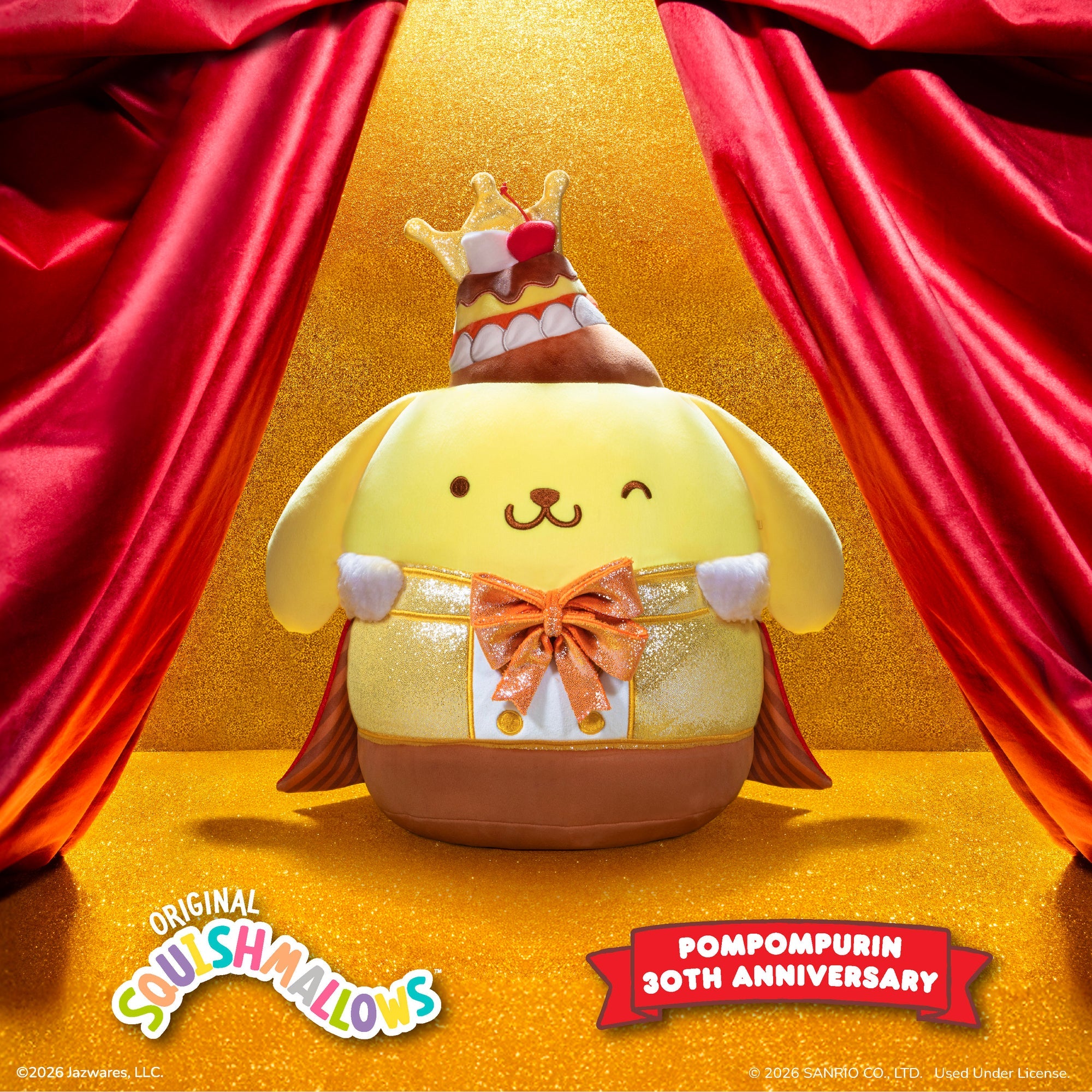 12" Pompompurin Anniversary Squishmallows | Jazwares / Squishmallows   Category|  Brand