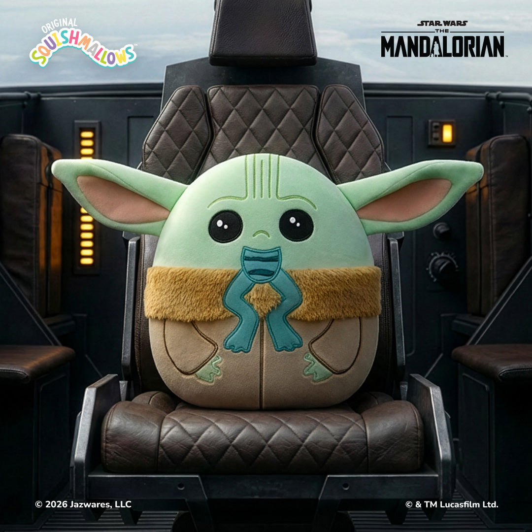 Squishmallows 8" Select Series Star Wars Grogu Eating Frog | Jazwares / Squishmallows   Category
