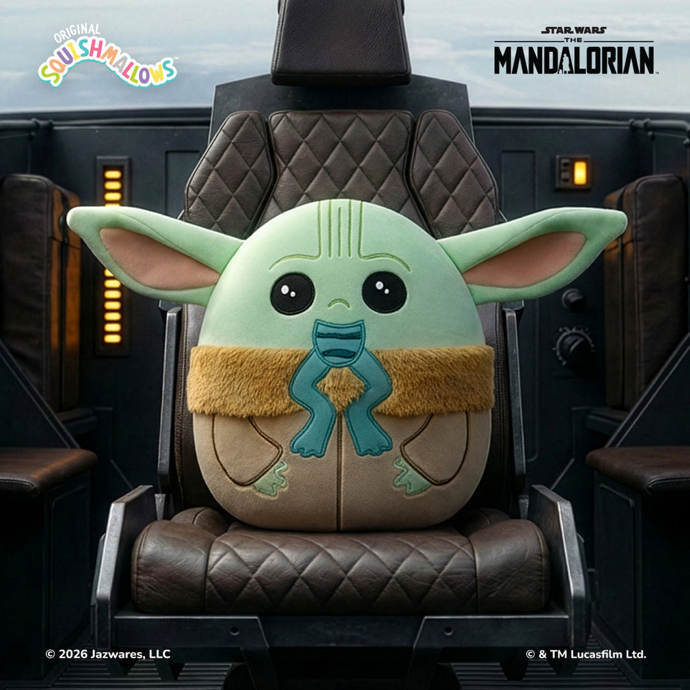 Squishmallows 8" Select Series Star Wars Grogu Eating Frog | Jazwares / Squishmallows   Category
