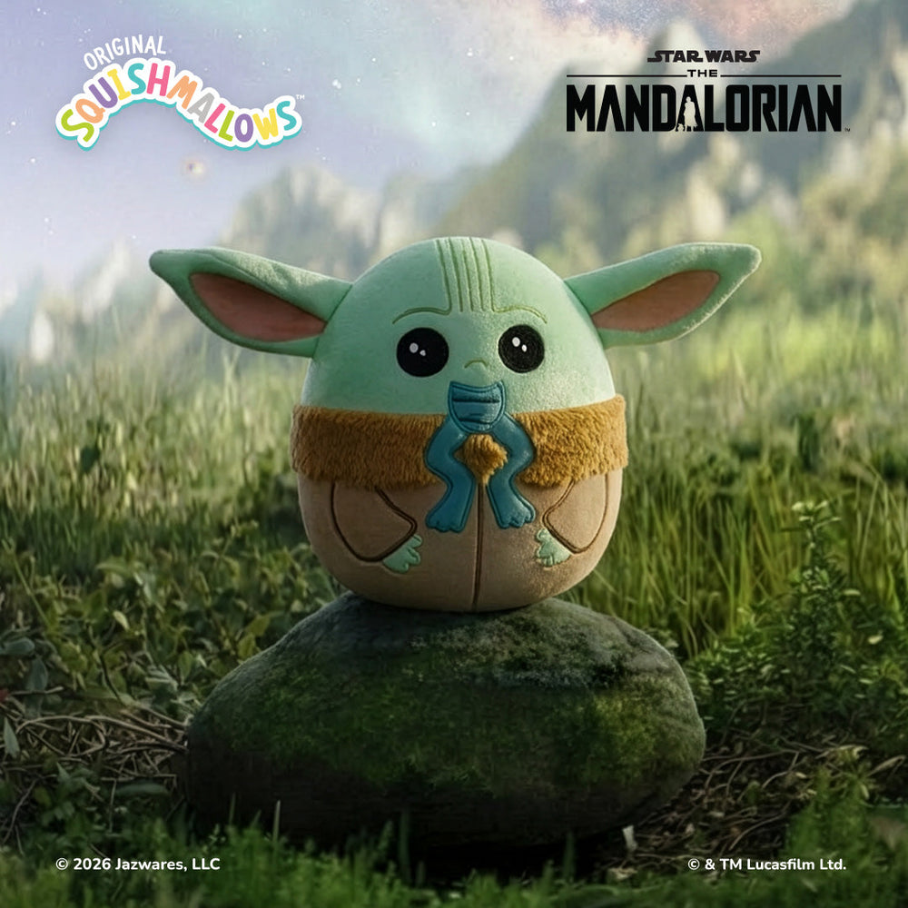Squishmallows 8" Select Series Star Wars Grogu Eating Frog | Jazwares / Squishmallows   Category
