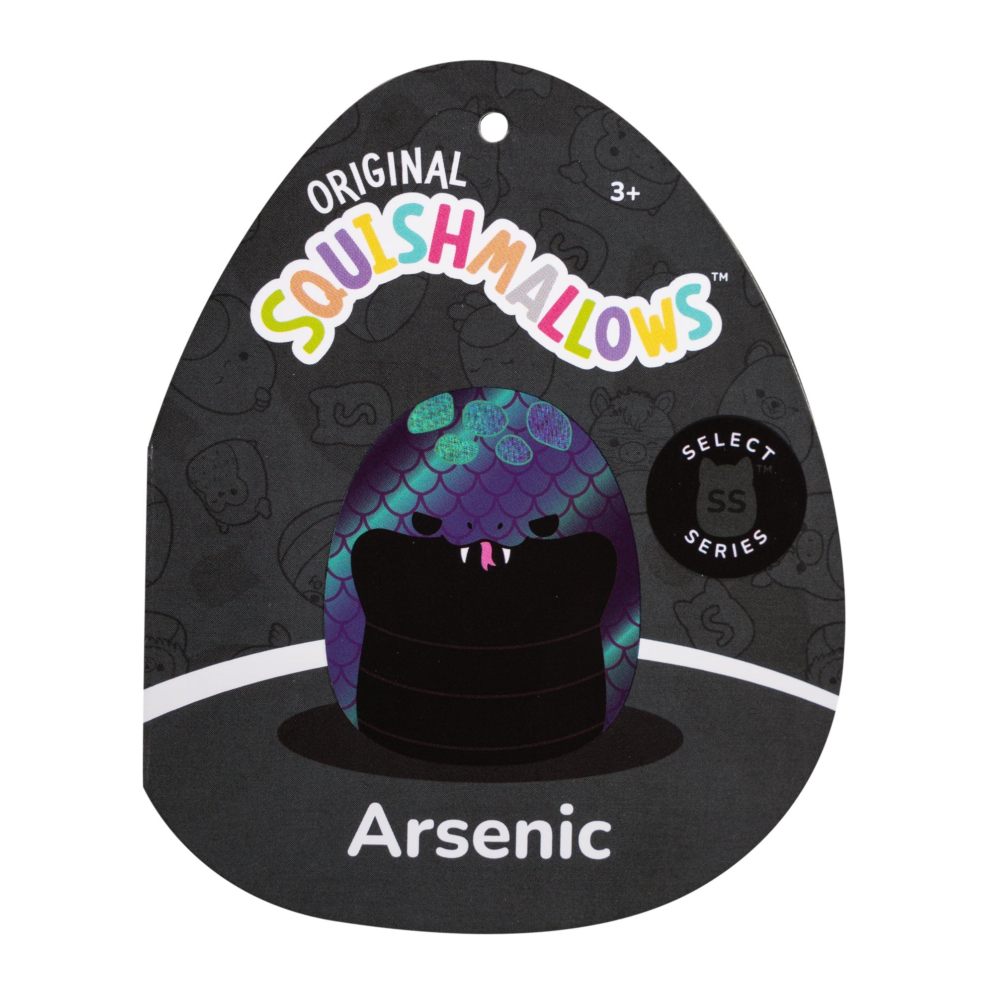 Squishmallows 8" Select Series Arsenic the Snake | Jazwares / Squishmallows   Category