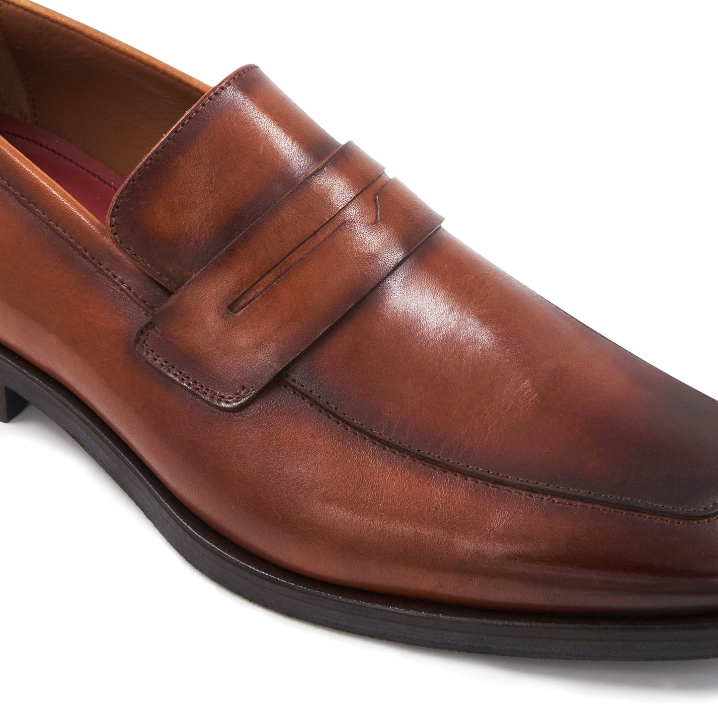 Bruno Magli Raging Penny Cognac Burnished