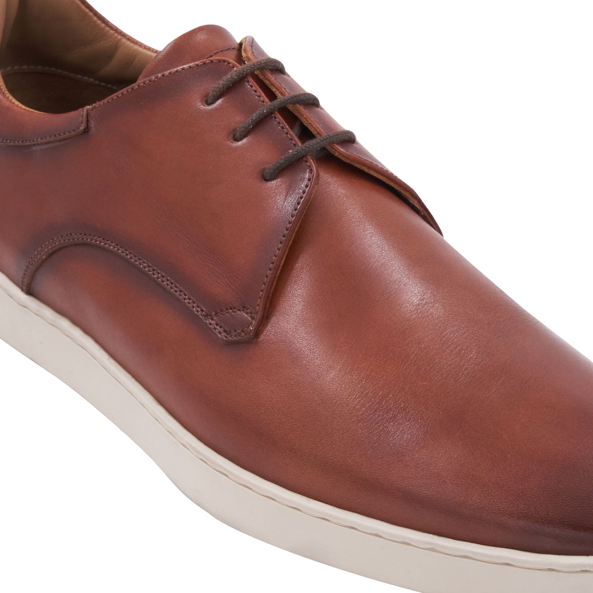 Bruno Magli Prato Lace Up Cognac