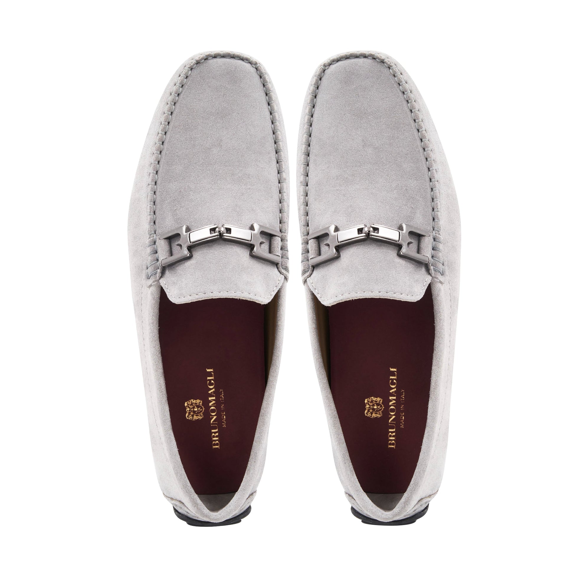 Bruno Magli Taso Light Grey Suede