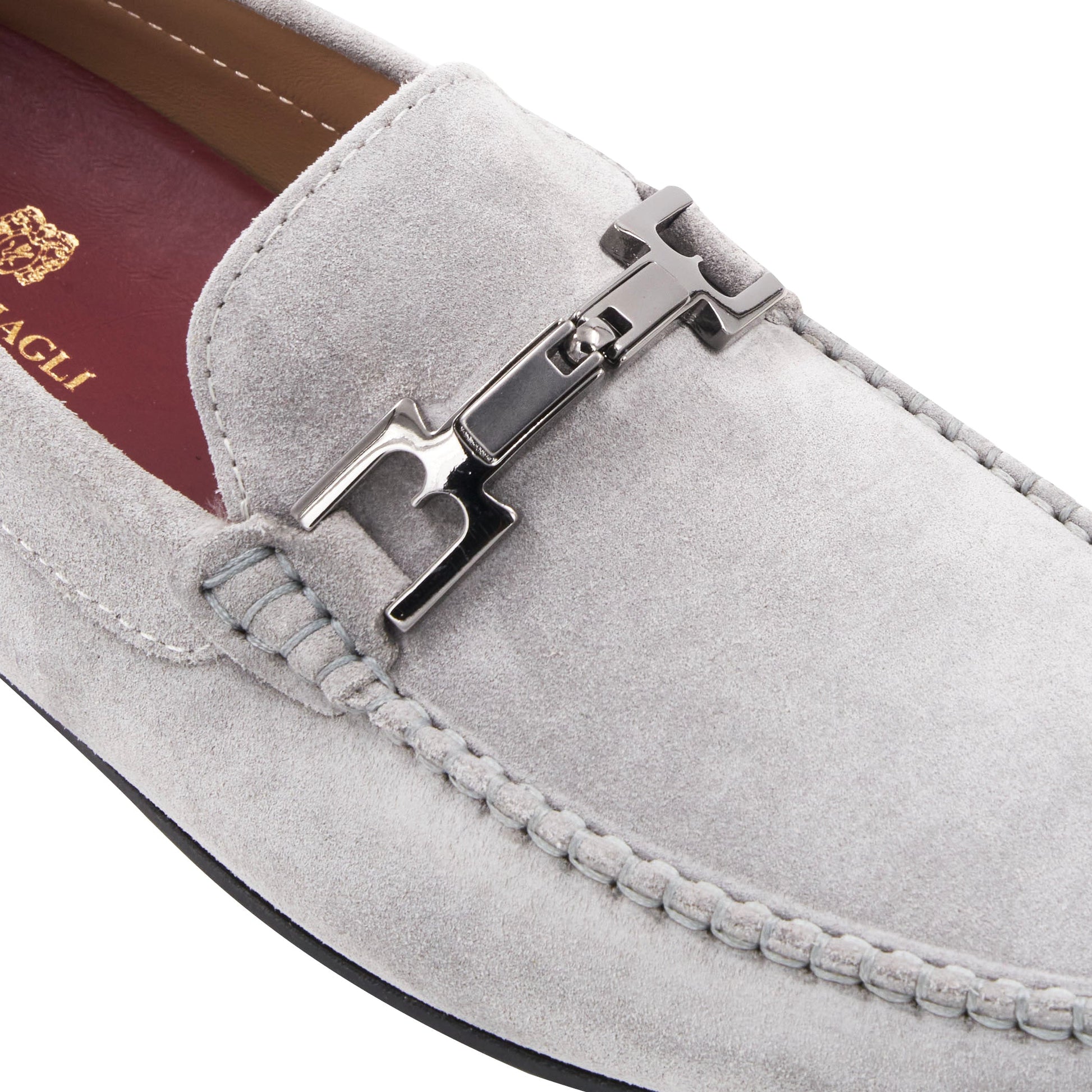 Bruno Magli Taso Light Grey Suede