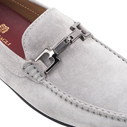 Bruno Magli Taso Light Grey Suede