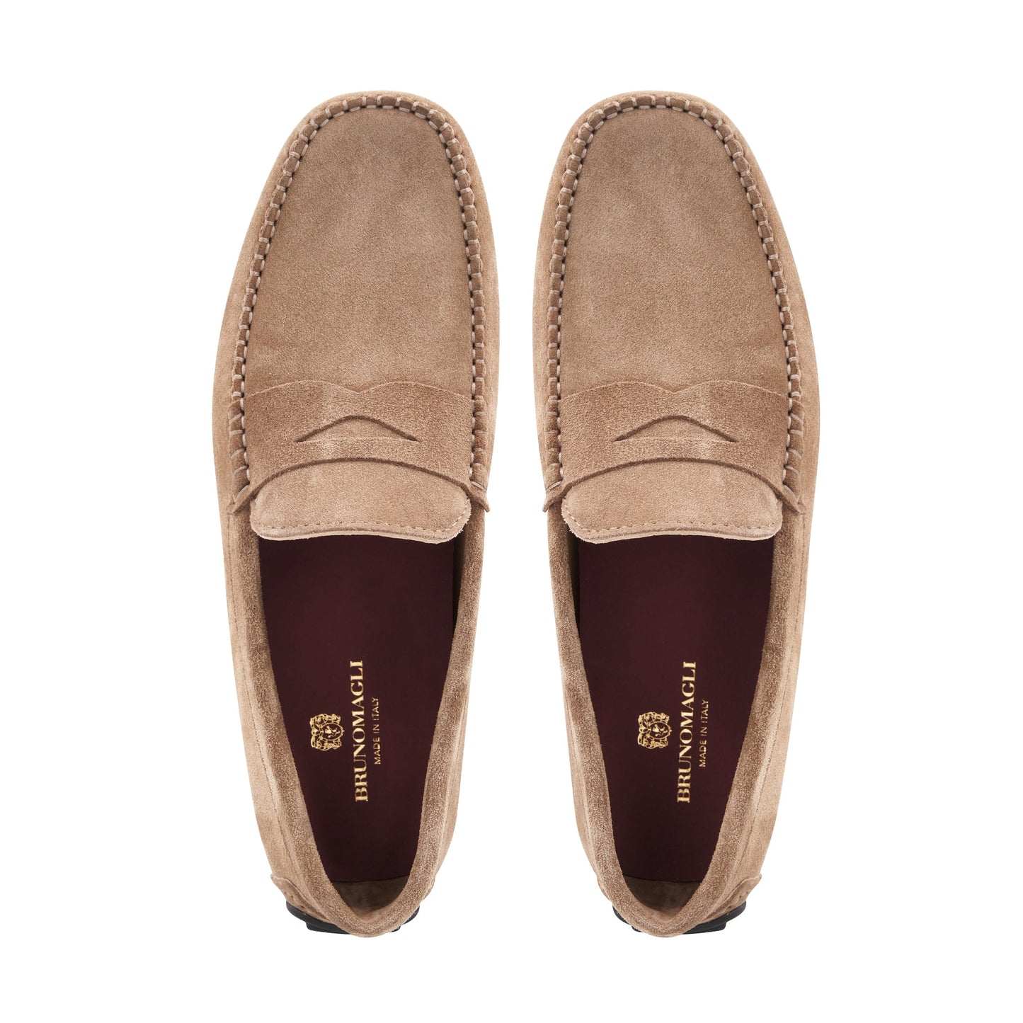 Bruno Magli Taranto Taupe Suede