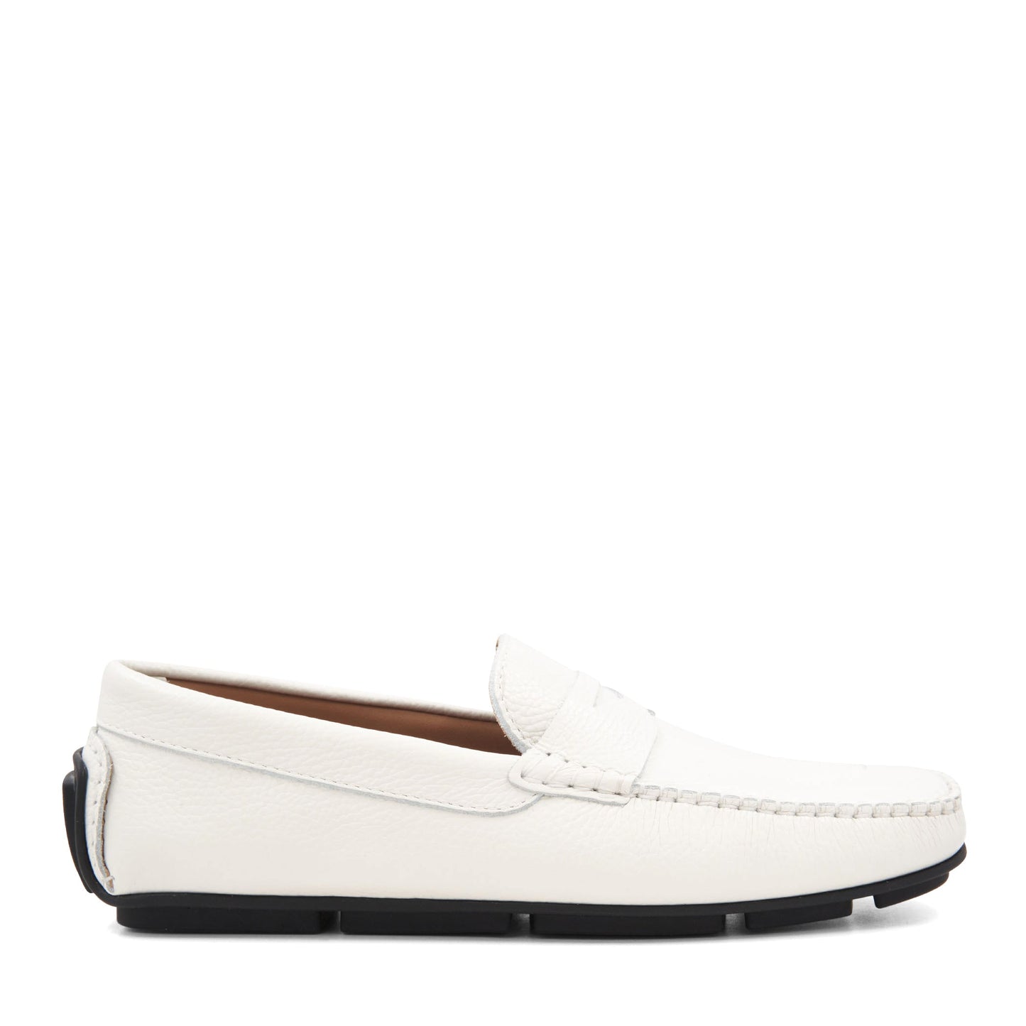 Bruno Magli Taranto Off White Pebbled