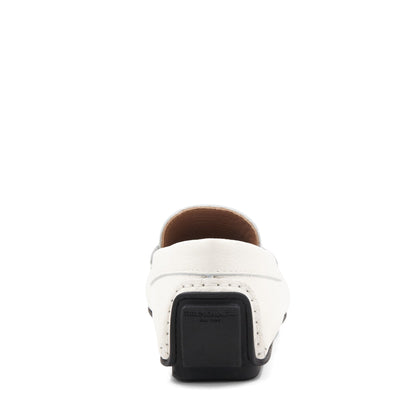 Bruno Magli Taranto Off White Pebbled