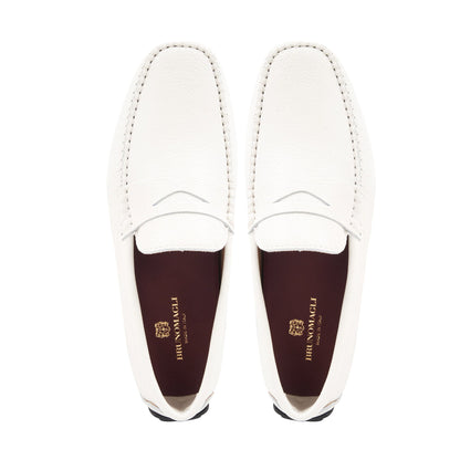 Bruno Magli Taranto Off White Pebbled