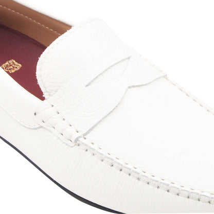 Bruno Magli Taranto Off White Pebbled