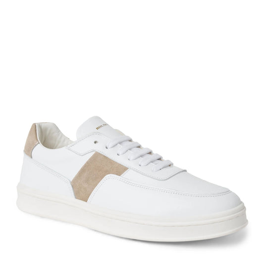 Bruno Magli Ponza White/Beige Suede