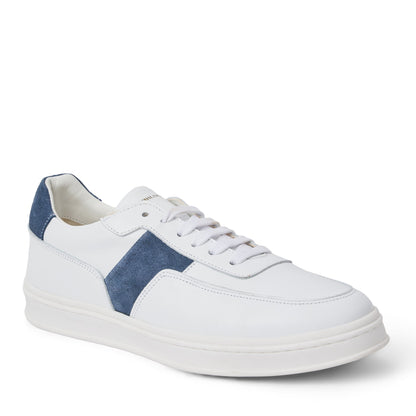 Bruno Magli Ponza White/Jeans Suede