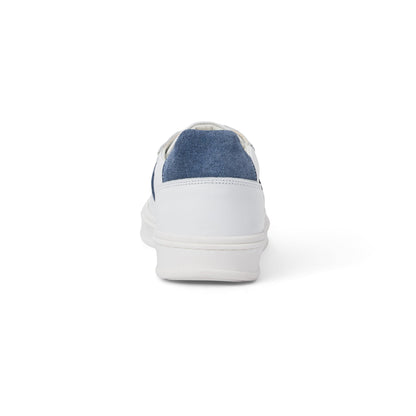 Bruno Magli Ponza White/Jeans Suede