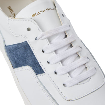 Bruno Magli Ponza White/Jeans Suede