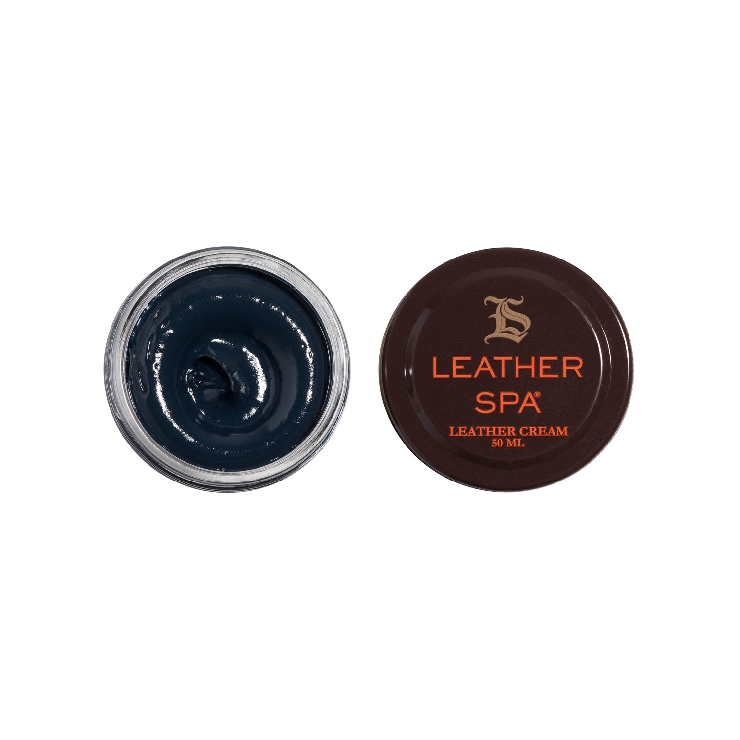 Bruno Magli Leather Spa Leather Cream - Navy Blue