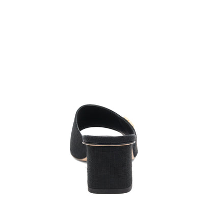 Bruno Magli Alessandra Black Linen