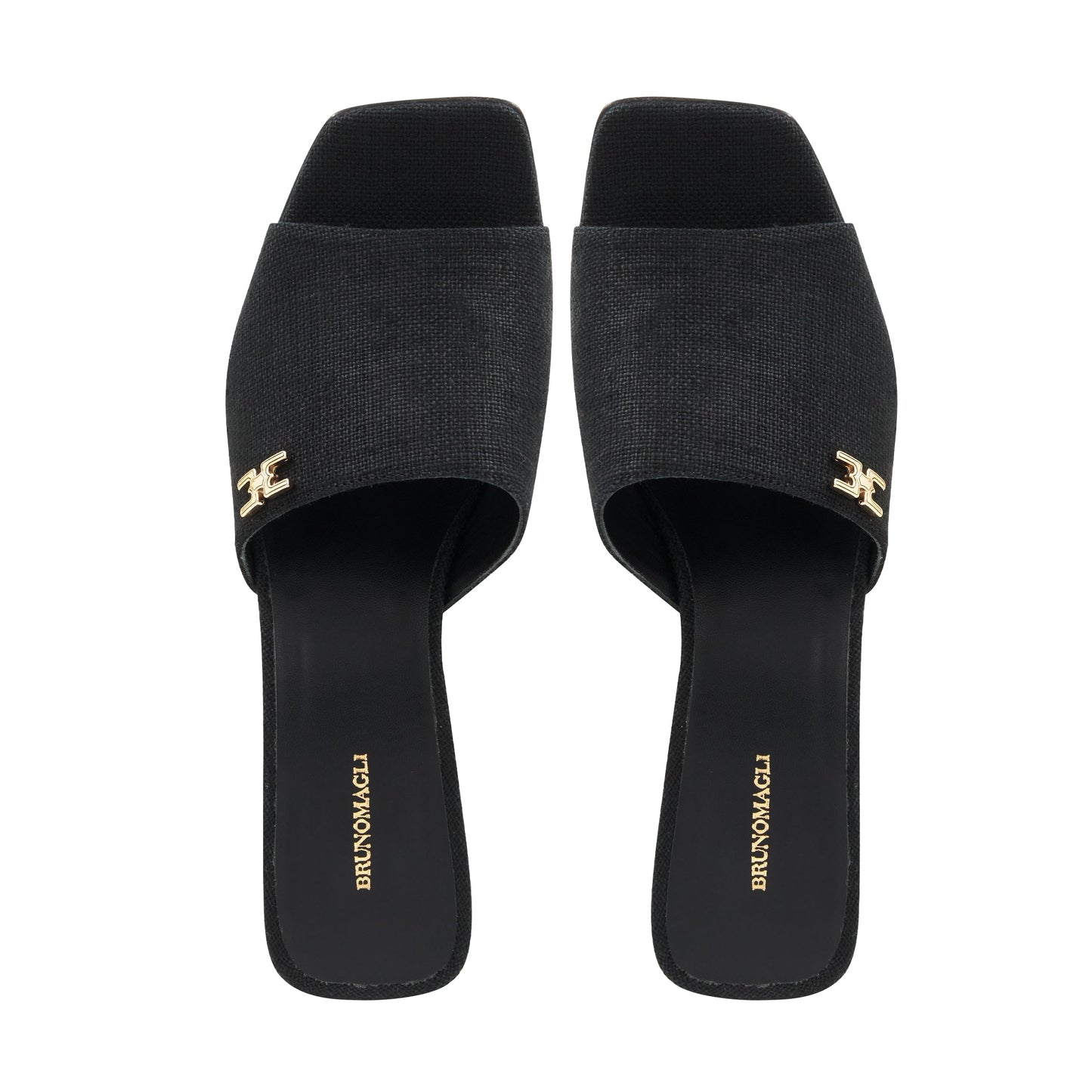 Bruno Magli Alessandra Black Linen