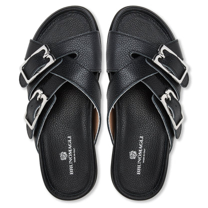 Bruno Magli Genesis Black Tumbled