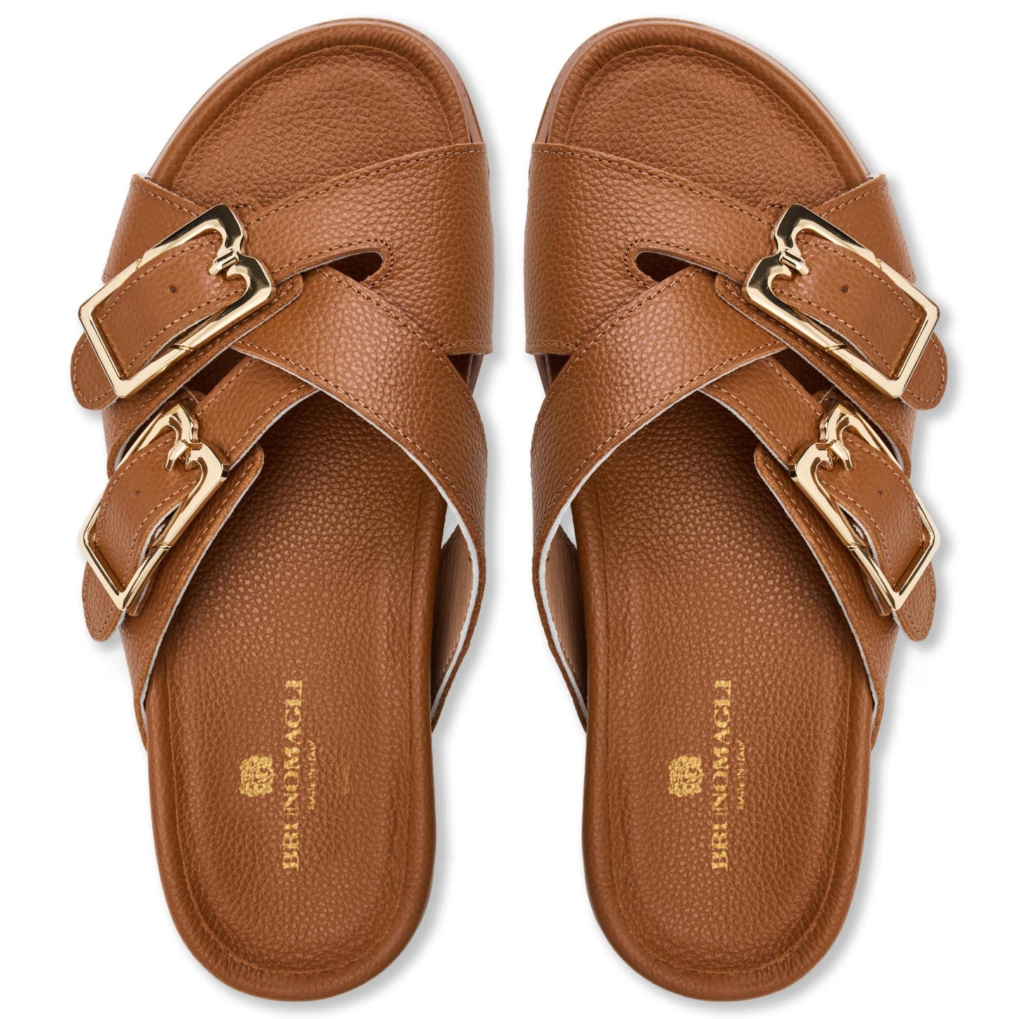 Bruno Magli Genesis Cognac Tumbled