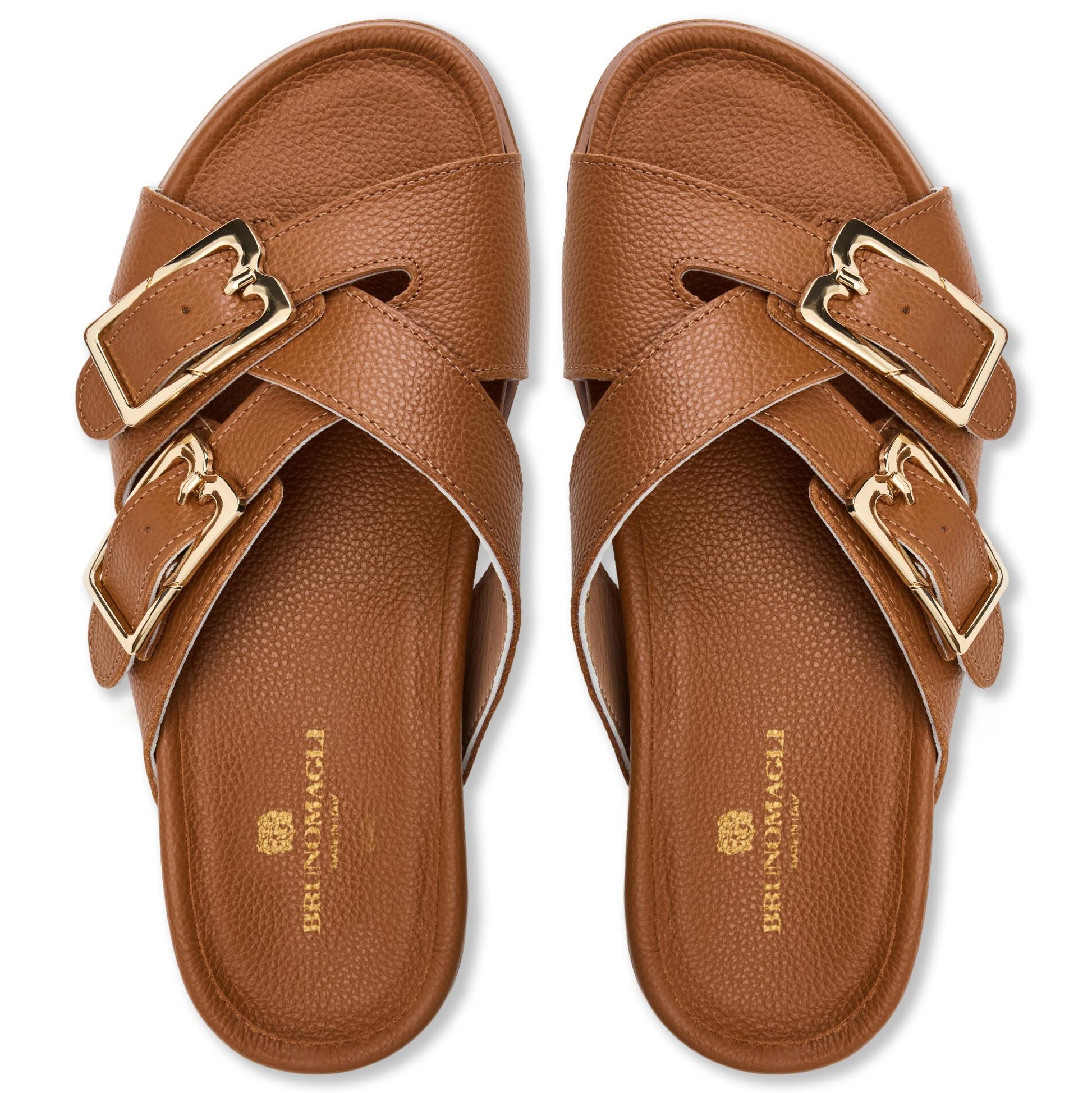 Bruno Magli Genesis Cognac Tumbled
