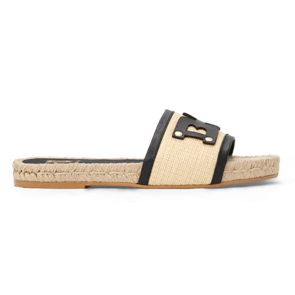 Bruno Magli Sabina Natural Raffia/Black