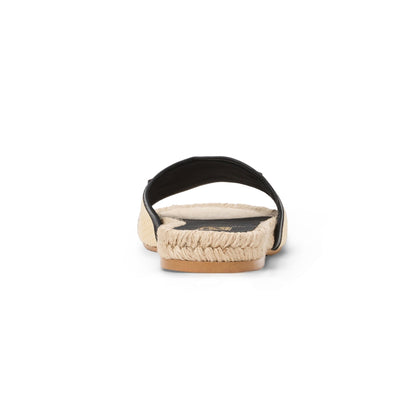 Bruno Magli Sabina Natural Raffia/Black