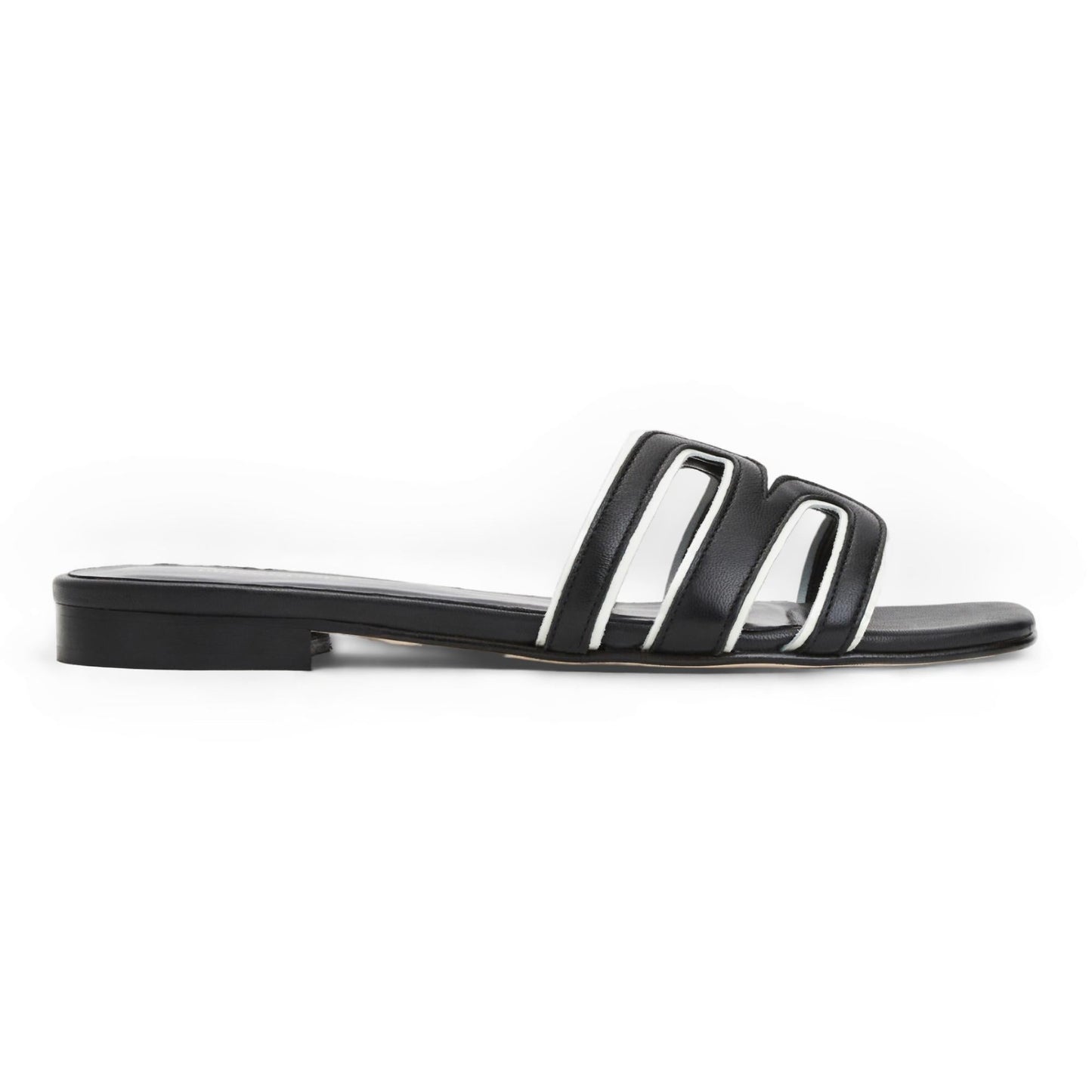 Bruno Magli Flore Black Nappa/Bone