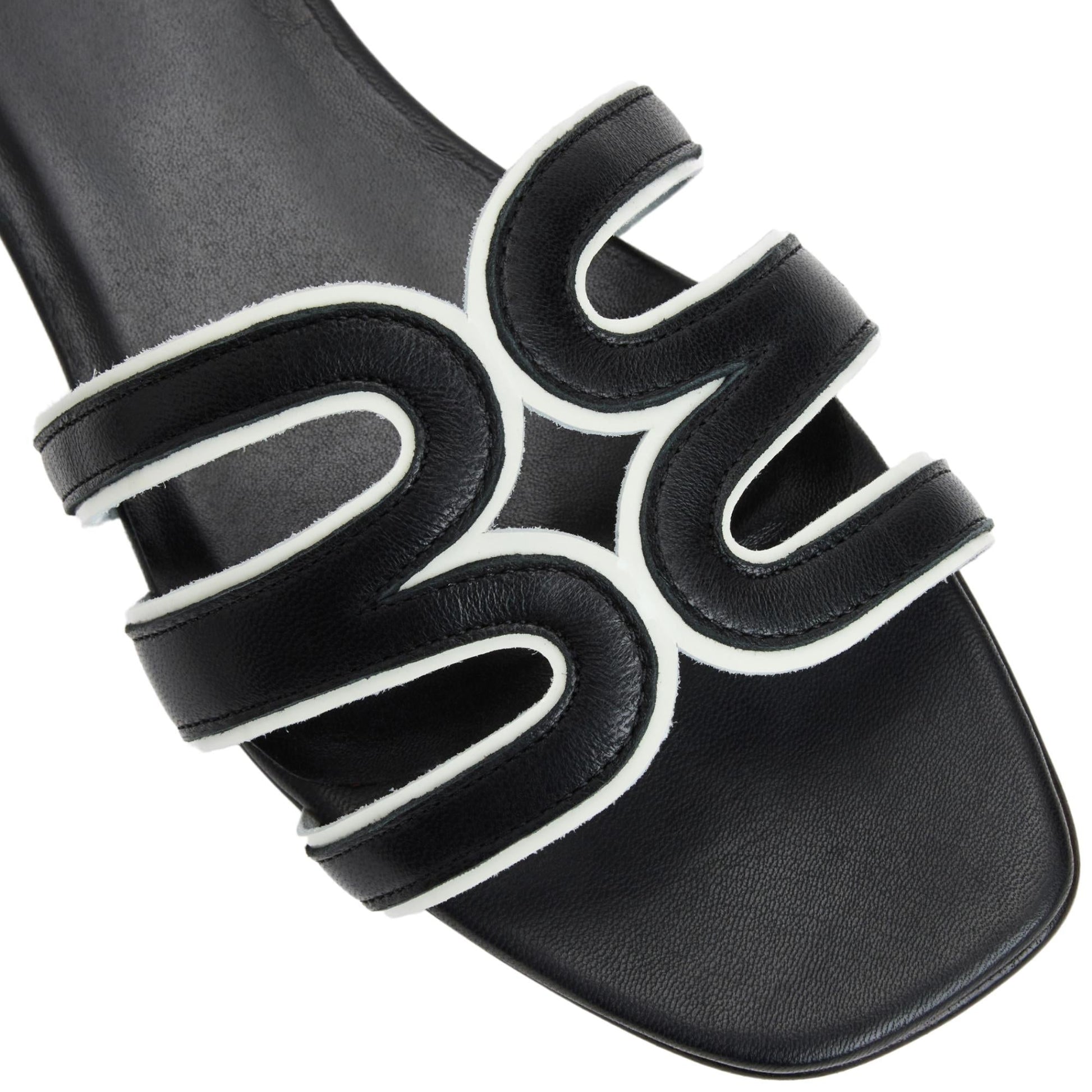Bruno Magli Flore Black Nappa/Bone