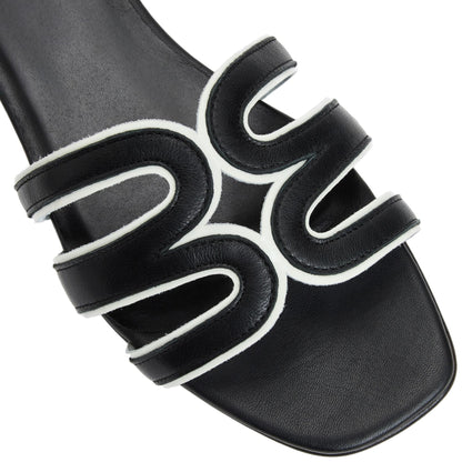 Bruno Magli Flore Black Nappa/Bone