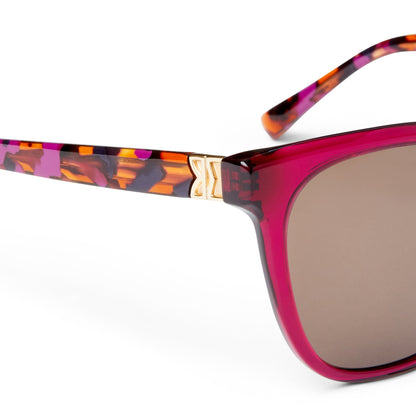 Bruno Magli Monas Limited Edition Women's Oversized sunglasses Red