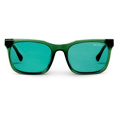 Bruno Magli MARIS Limited Edition Women's Classic square frame Sunglasses Teal