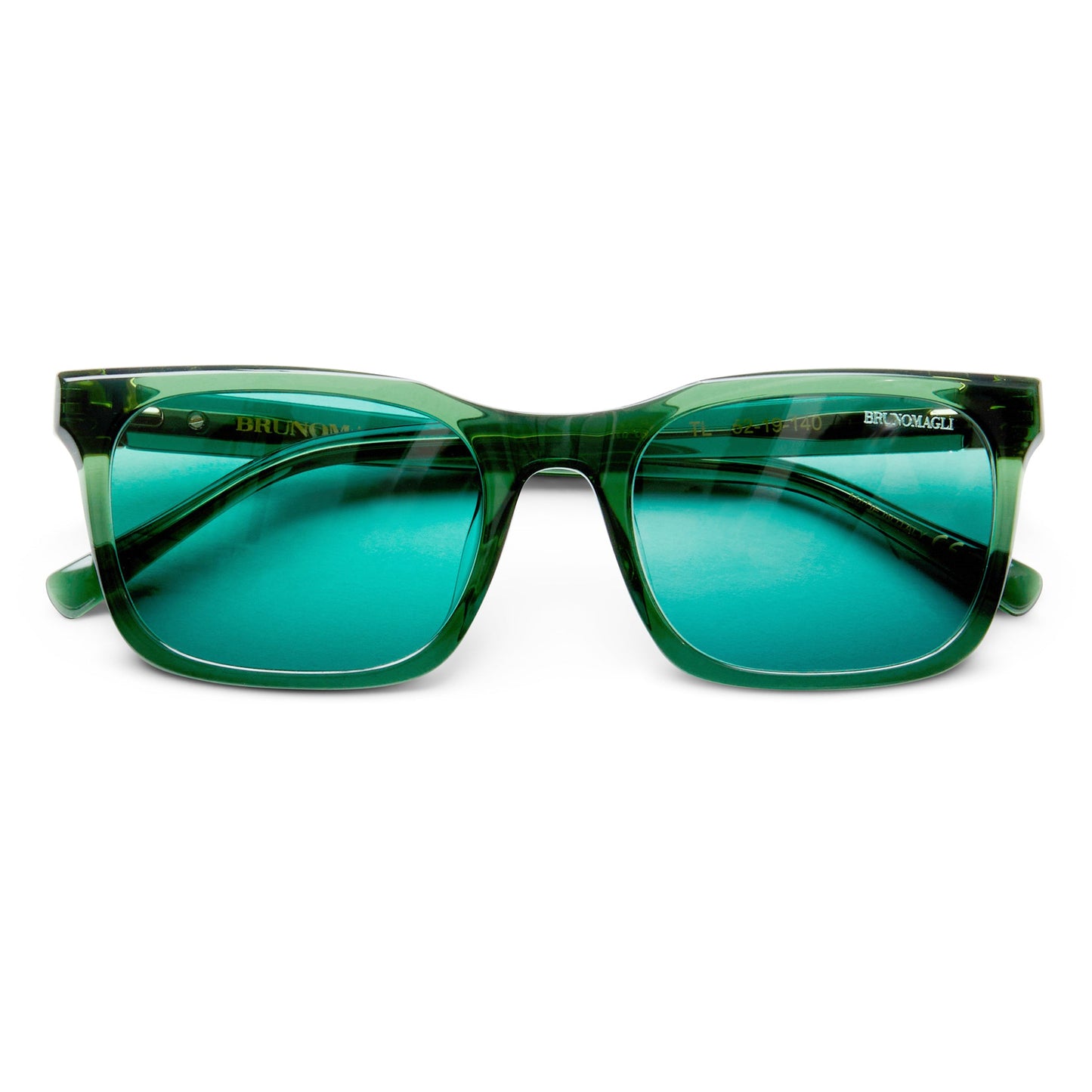 Bruno Magli MARIS Limited Edition Women's Classic square frame Sunglasses Teal