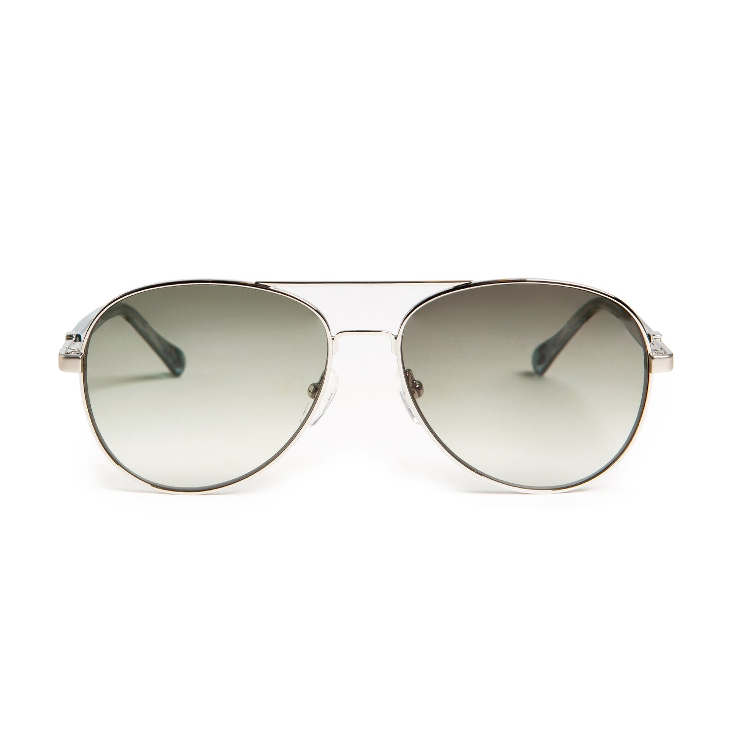 Bruno Magli Costa Aviator Sunglasses - Silver