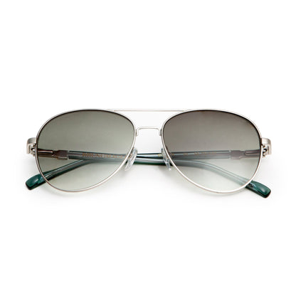 Bruno Magli Costa Aviator Sunglasses - Silver