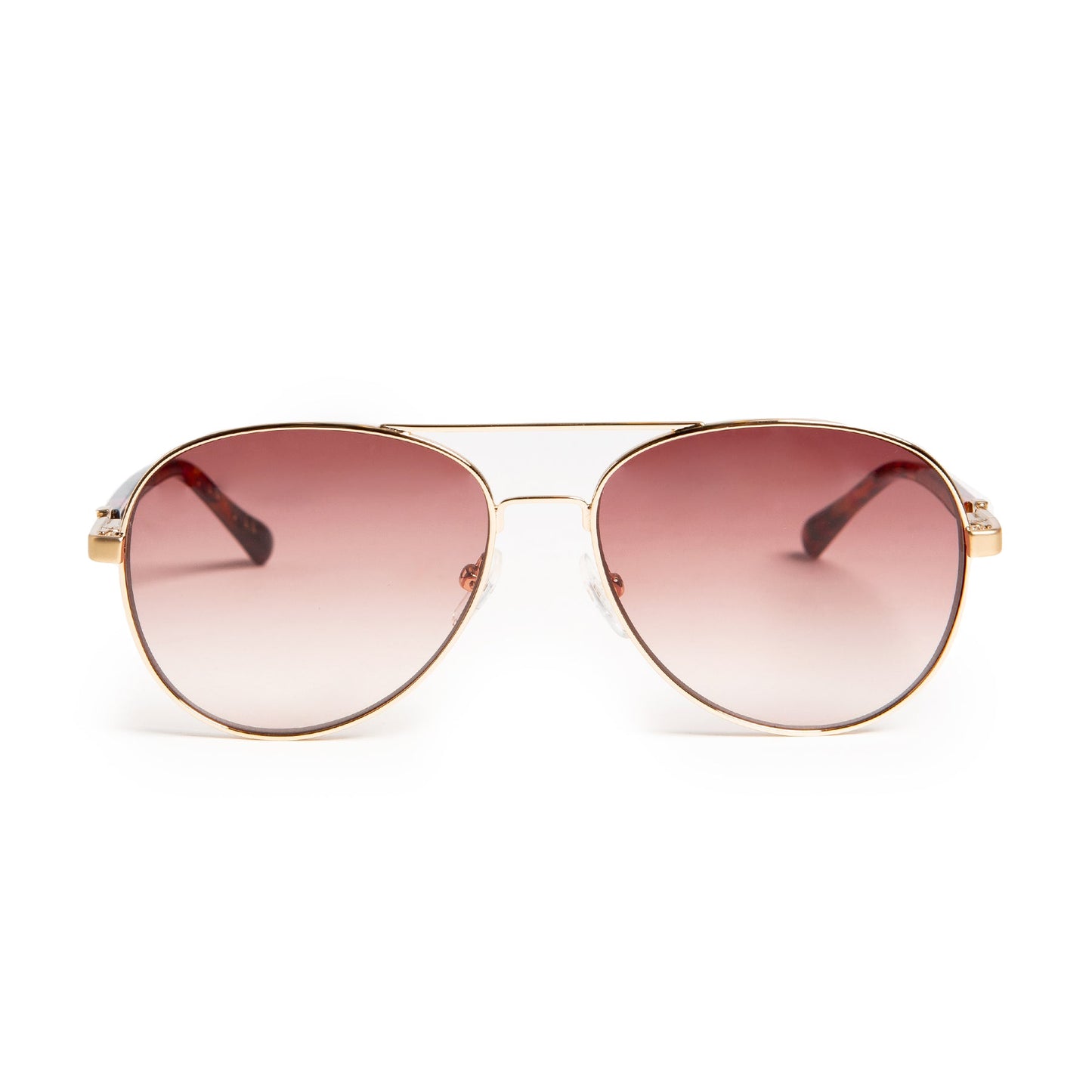Bruno Magli Costa Aviator Sunglasses - Gold