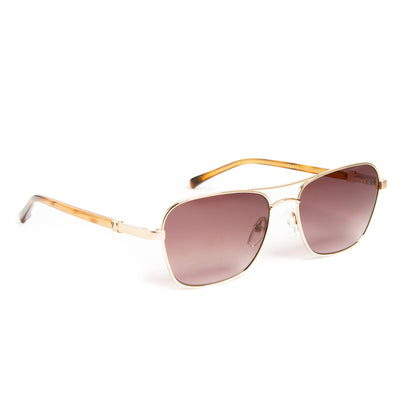 Bruno Magli Playa Aviator Sunglasses - Gold Tortoise