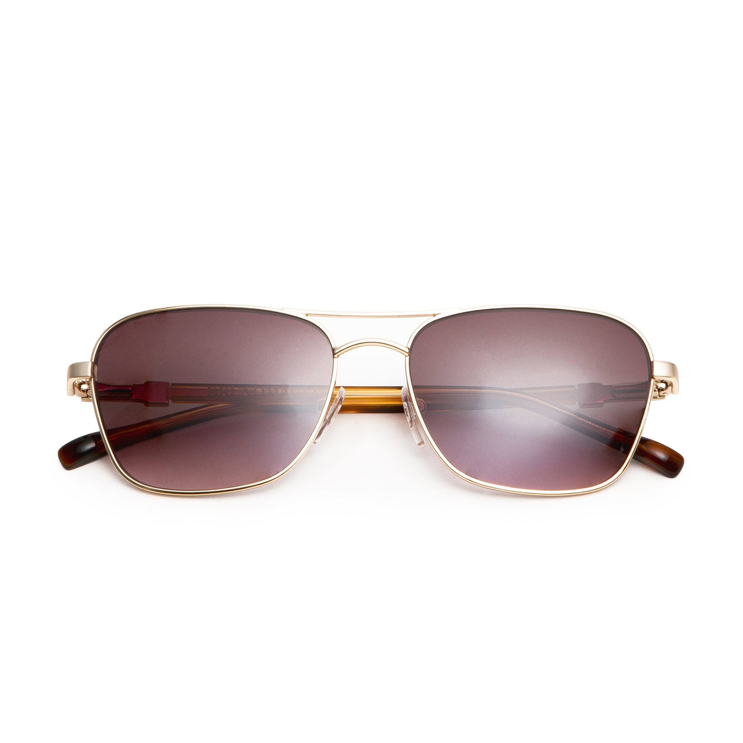 Bruno Magli Playa Aviator Sunglasses - Gold Tortoise